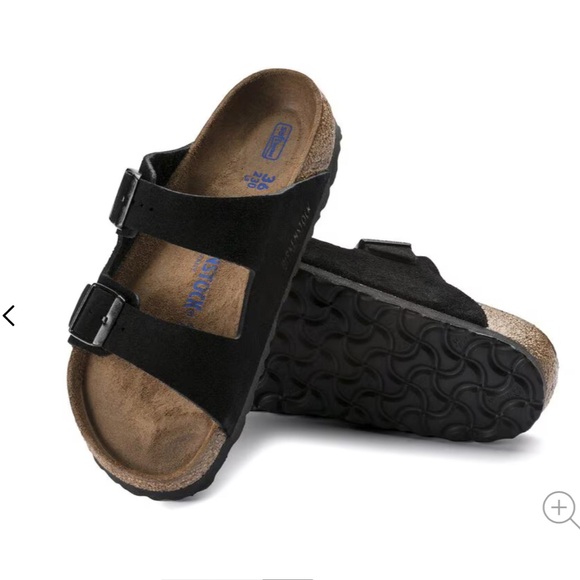 Birkenstock Arizona men’s Black Suede 12 NWB - Picture 4 of 13